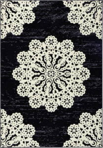Černý koberec Hanse Home Gloria Lace