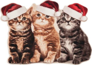 Rohožka Zala Living Christmas Cats Contour