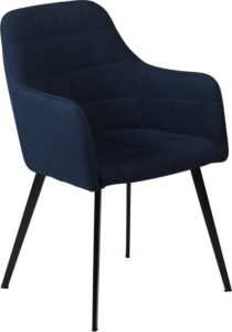 Tmavě modrá jídelní židle s područkami DAN–FORM Denmark Embrace ​​​​​DAN-FORM Denmark
