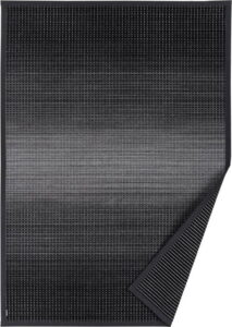 Antracitově šedý vzorovaný oboustranný koberec Narma Moka