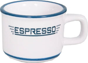 Bílý keramický hrníček na espresso Antic Line Tasse Antic Line