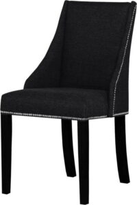 Černá židle s černými nohami z bukového dřeva Ted Lapidus Maison Patchouli Ted Lapidus Maison