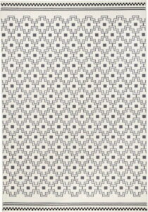 Černobílý koberec Hanse Home Cubic