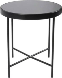 Černý příruční stolek Leitmotiv Smooth