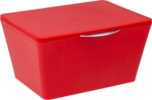 Červený koupelnový úložný box Wenko Brasil WENKO