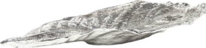 Dekorativní list ve stříbrné barvě Kare Design Bowl Leaf Kare Design