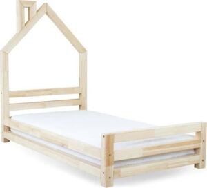 Dětská postel z přírodního smrkového dřeva Benlemi Wally