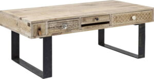Konferenční stolek s ručně vyřezávanými detaily Kare Design Puro Kare Design