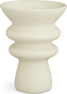 Krémově bílá keramická váza Kähler Design Kontur