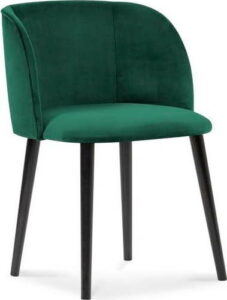 Lahvově zelená jídelní židle se sametovým potahem Windsor & Co Sofas Aurora Windsor & Co Sofas
