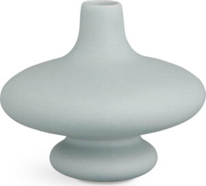 Modrošedá keramická váza Kähler Design Kontur