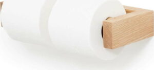 Nástěnný držák na toaletní papír z dubového dřeva Wireworks Wireworks