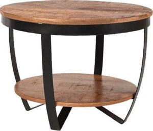 Odkládací stolek s deskou z mangového dřeva LABEL51 Rondo