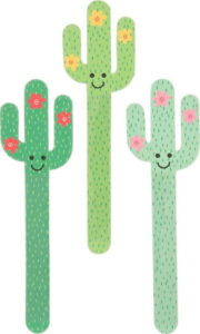 Sada 3 pilníčků na nehty Sass & Belle Cactus Sass & Belle