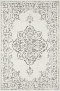 Šedo-krémový venkovní koberec Bougari Tilos