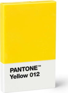 Žluté pouzdro na vizitky Pantone Pantone