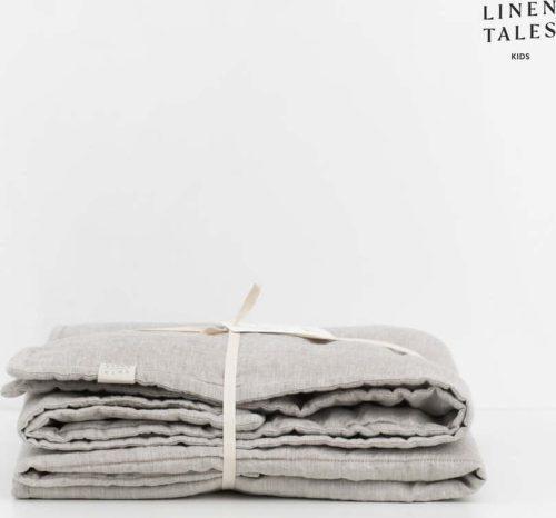 Béžová lněná dětská deka 140x200 cm – Linen Tales Linen Tales