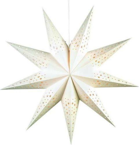 Bílá světelná dekorace s vánočním motivem ø 75 cm Solvalla – Markslöjd Markslöjd