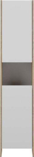 Bílá vysoká koupelnová skříňka 38x180 cm Biarritz - TemaHome TemaHome