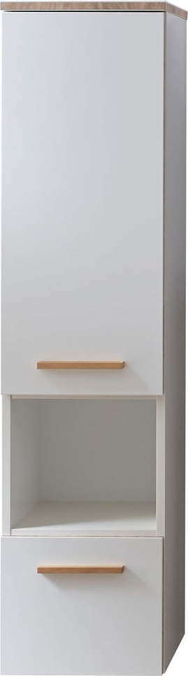 Bílá vysoká závěsná koupelnová skříňka 30x123 cm Set 931 - Pelipal Pelipal