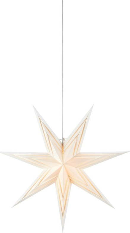 Bílá závěsná světelná dekorace s vánočním motivem ø 70 cm Sombra – Markslöjd Markslöjd