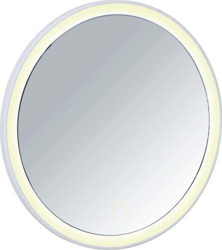 Bílé zrcadlo s LED osvícením Wenko Isola WENKO
