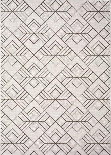 Bílobéžový venkovní koberec Universal Silvana Caretto