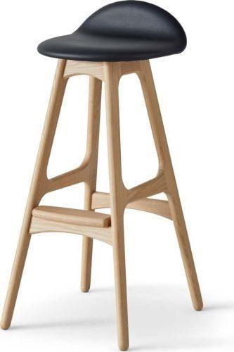 Kožená otočná barová židle 86 cm Buck – Hammel Furniture Hammel Furniture
