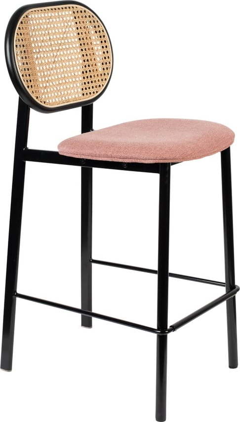 Černá/světle růžová barová židle 94 cm Spike – Zuiver Zuiver