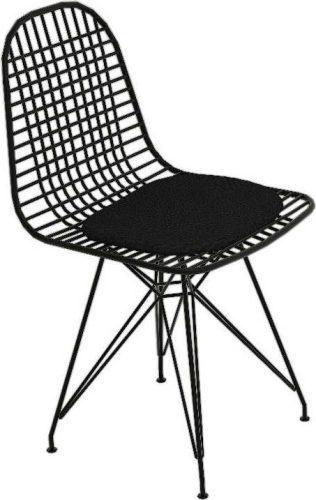 Černé kovové jídelní židle v sadě 2 ks Kafes – Kalune Design Kalune Design