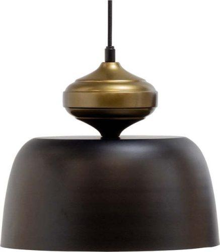 Černé závěsné svítidlo s kovovým stínidlem ø 31 cm Linne – WOOOD WOOOD