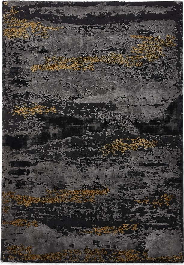 Černo-zlatý koberec 290x200 cm Craft - Think Rugs Think Rugs