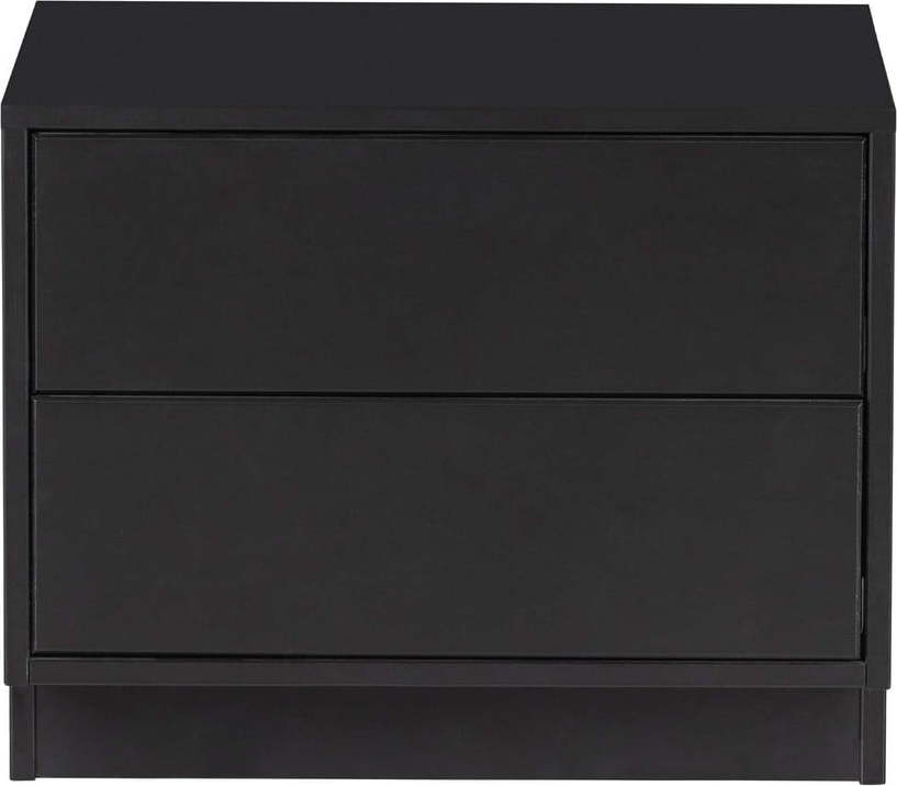 Černý modulární TV stolek z borovicového dřeva 50x40 cm Finca – WOOOD WOOOD