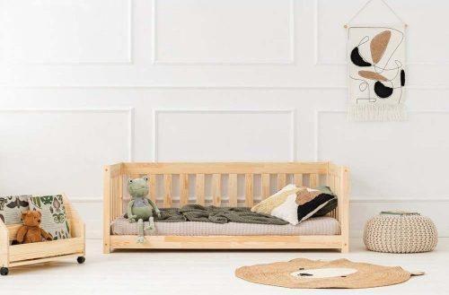 Dětská postel z borovicového dřeva v přírodní barvě 80x200 cm CPP – Adeko Adeko