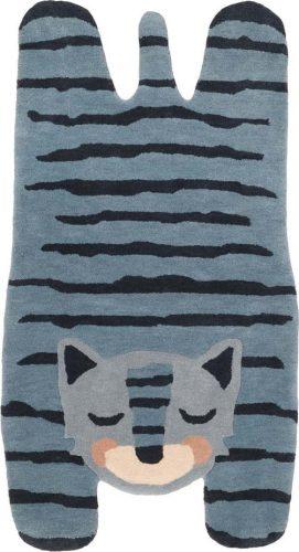 Dětský vlněný koberec Nattiot Blue Tigger