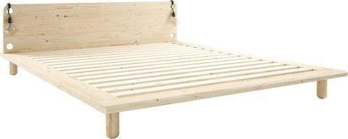 Dvoulůžková postel z borovicového dřeva s roštem 160x200 cm Peek – Karup Design Karup Design