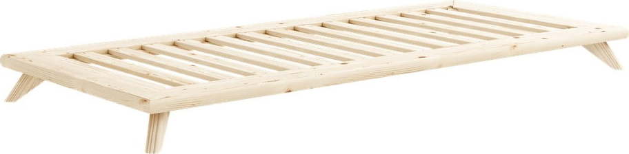 Jednolůžková postel z borovicového dřeva s roštem 90x200 cm Senza – Karup Design Karup Design