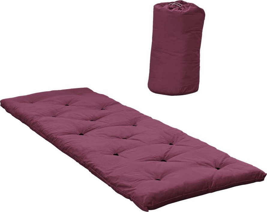Červená futonová matrace 70x190 cm Bed In a Bag Bordeaux – Karup Design Karup Design