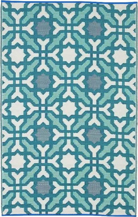 Modrý venkovní koberec 90x150 cm Seville – Fab Hab Fab Hab