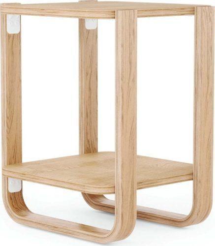 Odkládací stolek z eukalyptového dřeva 38x42 cm Bellwood – Umbra Umbra
