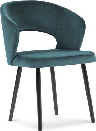 Petrolejově modrá jídelní židle se sametovým potahem Windsor & Co Sofas Elpis Windsor & Co Sofas