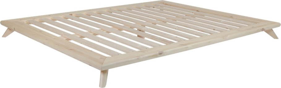 Dvoulůžková postel z borovicového dřeva s roštem 180x200 cm Senza – Karup Design Karup Design