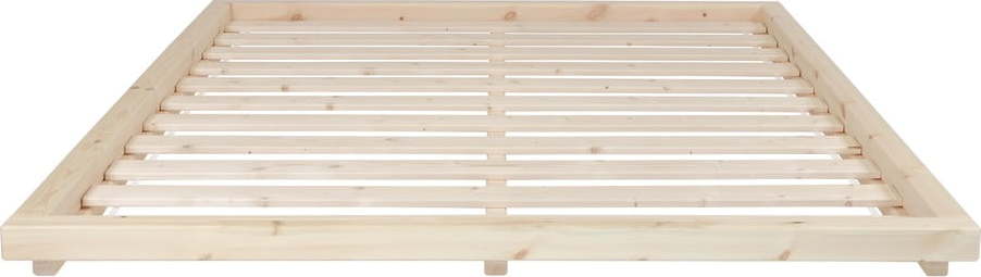 Dvoulůžková postel z borovicového dřeva s roštem 160x200 cm Dock – Karup Design Karup Design