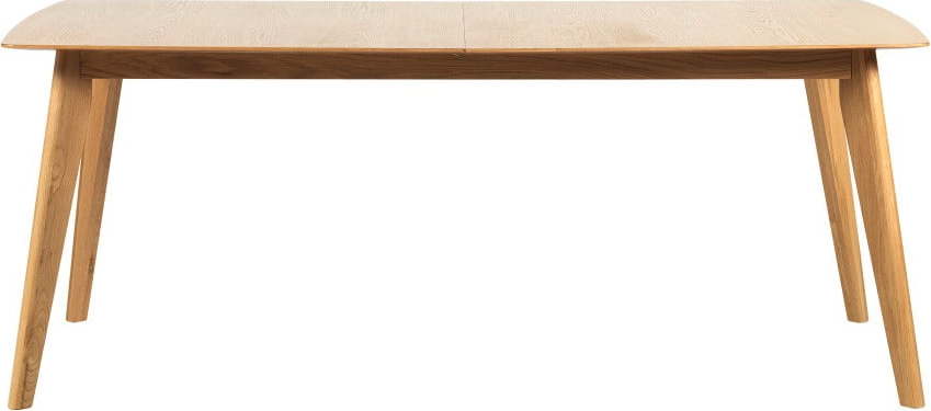 Rozkládací jídelní stůl s nohami z dubového dřeva Rowico Frey