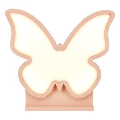 Růžová dětská lampička Butterfly – Candellux Lighting Candellux Lighting