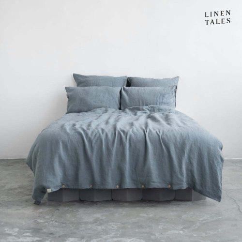 Světle modré lněné povlečení na jednolůžko 140x200 cm – Linen Tales Linen Tales