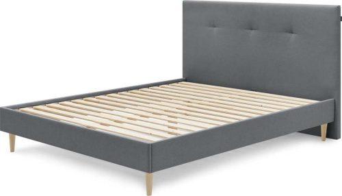 Šedá čalouněná dvoulůžková postel s roštem 160x200 cm Tory – Bobochic Paris Bobochic Paris