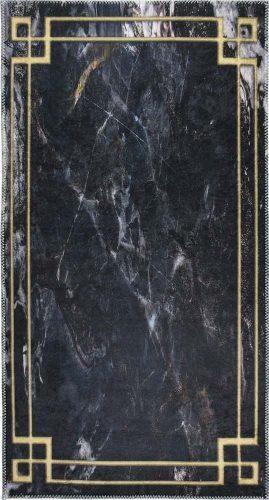 Tmavě šedý pratelný koberec 180x120 cm - Vitaus Vitaus
