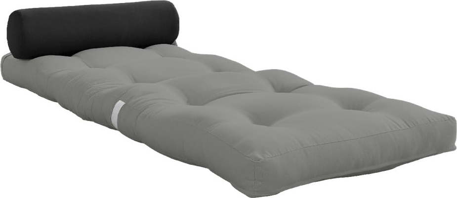 Šedá futonová matrace 70x200 cm Wrap Grey/Dark Grey – Karup Design Karup Design