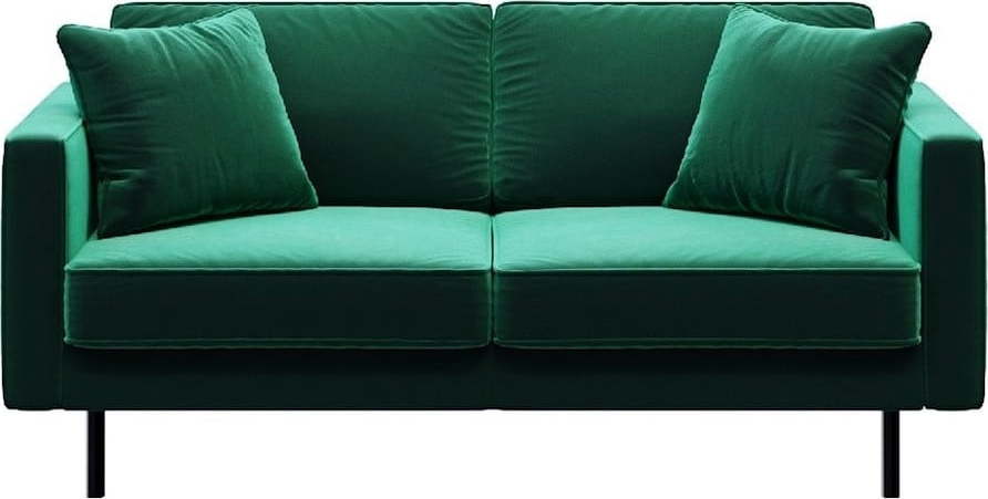 Zelená sametová pohovka 167 cm Kobo – MESONICA MESONICA